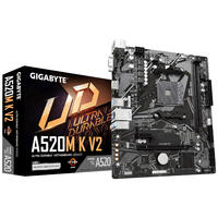 Gigabyte GA-A520M-K V2,AM4,S3, U3, mATX Gigabyte GA-A520M-K V2,AM4,S3, U3, mATX
